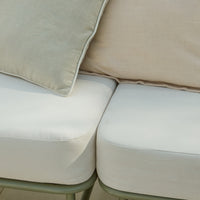 Wilder 2 Seater Garden Sofa - Olive Green