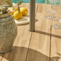Willow 4 Seater Round Garden Dining Set with Elowen Chairs
