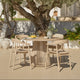Willow 4 Seater Round Garden Dining Set with Elowen Chairs