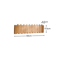 Outlet - Lowell Folding Coat Rack - Pale Oak