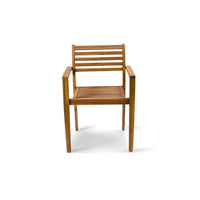 Aspen Wooden Garden Armchair - Set of 2
