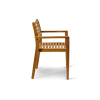 Aspen Wooden Garden Armchair - Set of 2