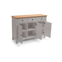 Outlet - Bampton 3 Door Sideboard - Stone Grey