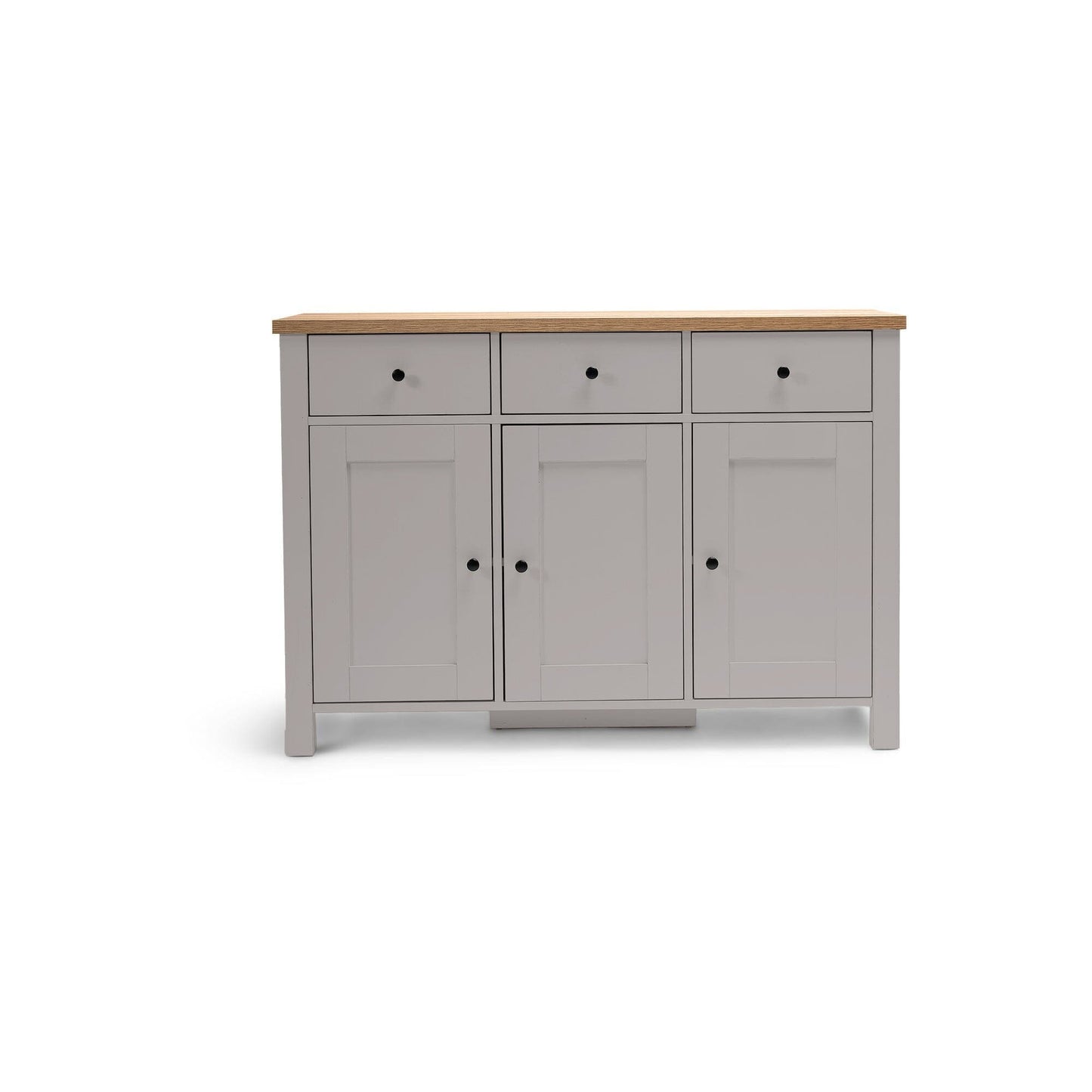 Outlet - Bampton 3 Door Sideboard - Stone Grey