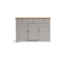 Outlet - Bampton 3 Door Sideboard - Stone Grey