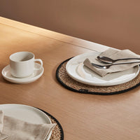 Outlet - Charlotte Pale Oak Dining Table - Cross Leg