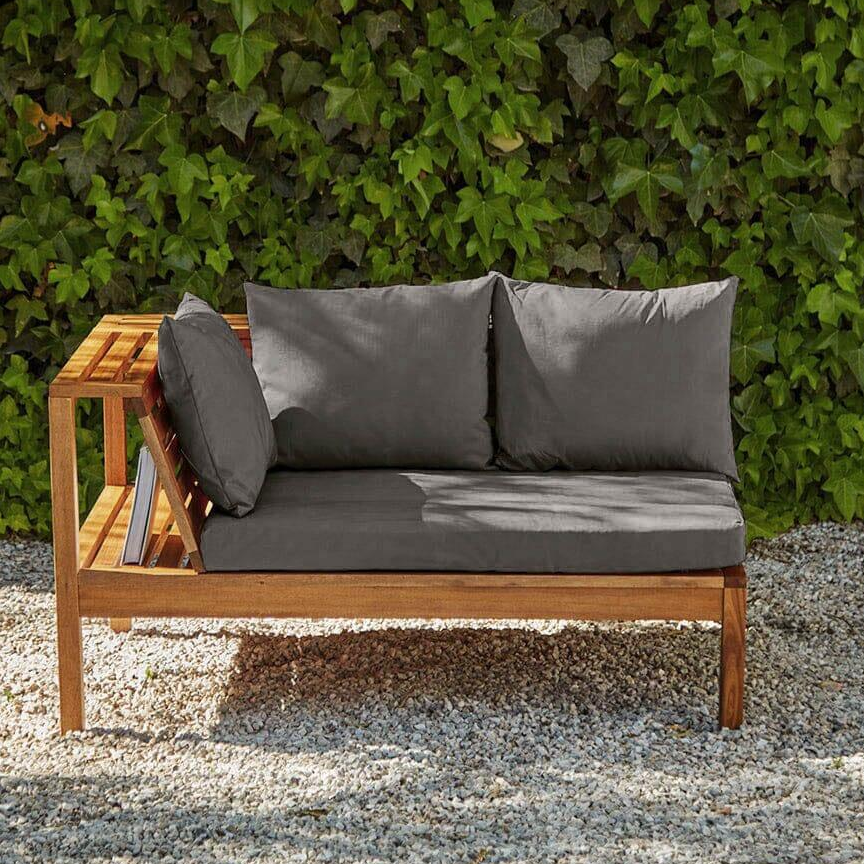 Dakota Garden Corner Sofa Cushion Covers - Grey