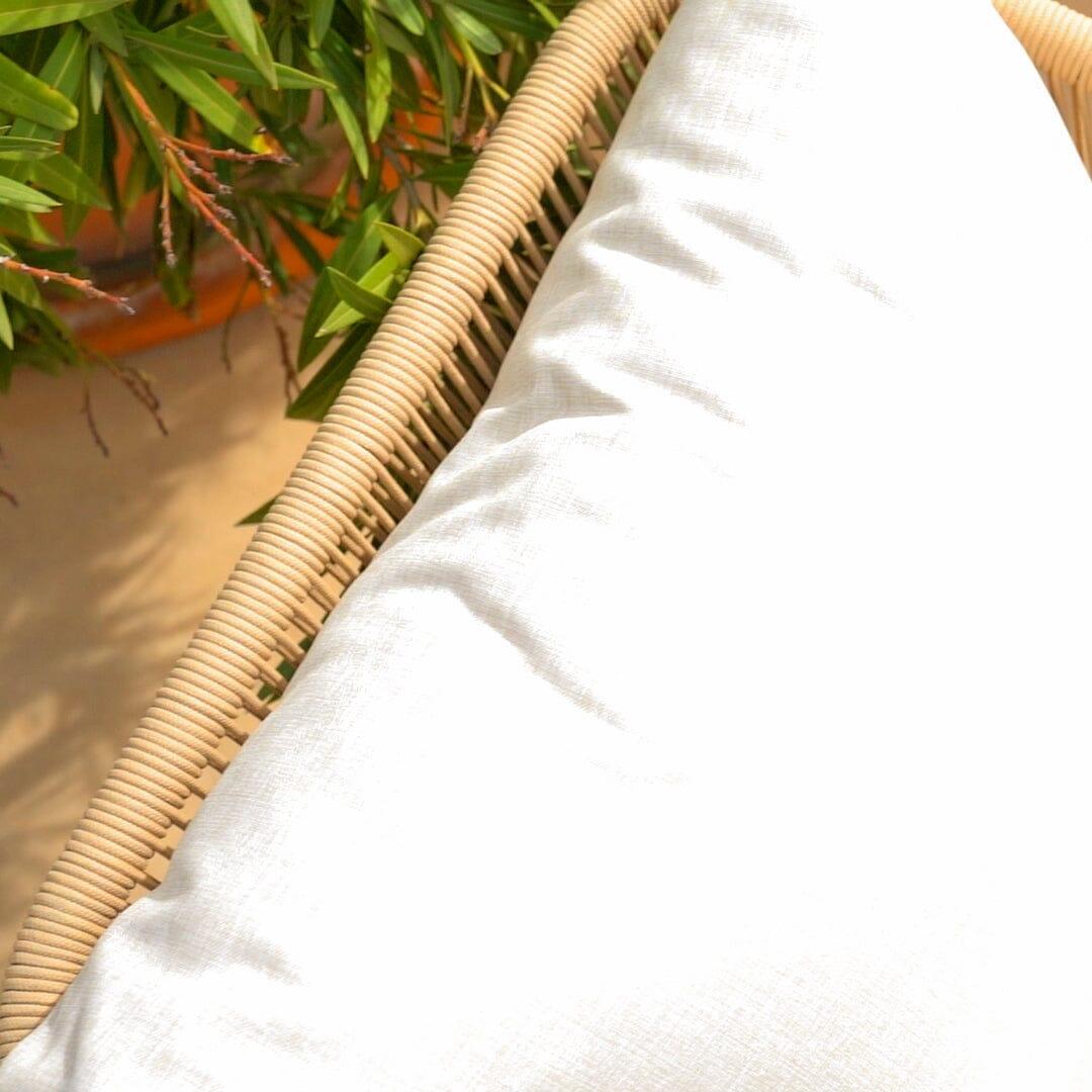 Eaden Garden Conversation Set Cushion Covers - Oatmeal