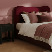 Outlet - Raleigh Black 1 Drawer Bedside Table