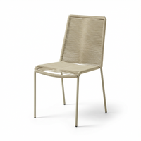 Ezra 4 Seater Round Wooden Garden Set with Ryder Clay Chairs