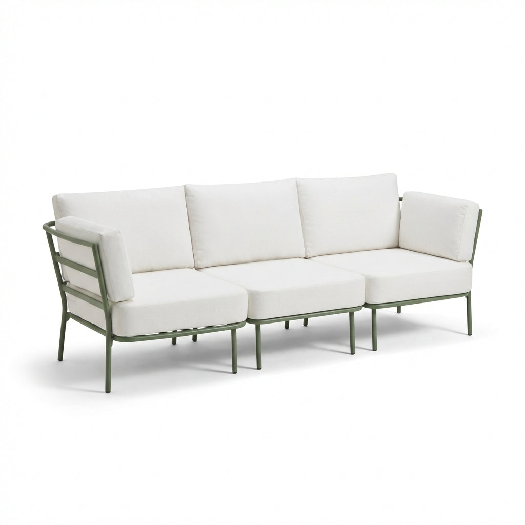 Wilder 3 Seater Garden Sofa - Olive Green
