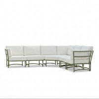 Wilder 8 Seater Garden Corner Set with Wilder Coffee Table - Olive Green