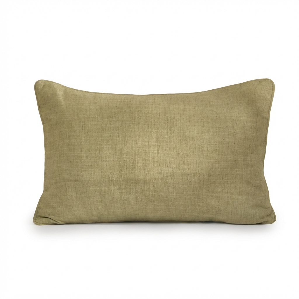 Camber 35x55cm Outdoor Cushion Cover - Sage Green with Off White Piping