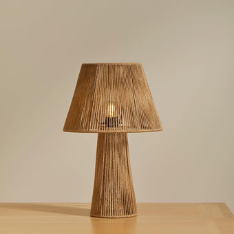 compare product Outlet - Konduru Medium Natural Jute Table Light