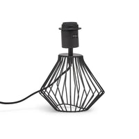 Outlet - Litton 22cm Metal Table Lamp Base - Black