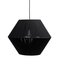 Outlet - Neri Black Cotton String Pendant