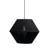 Outlet - Neri Black Cotton String Pendant