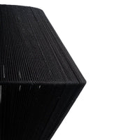 Outlet - Neri Black Cotton String Pendant