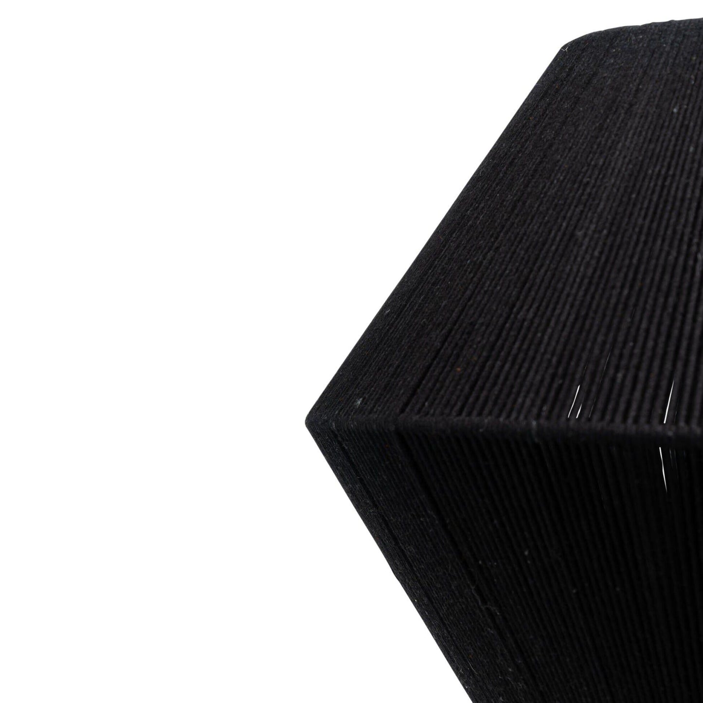 Outlet - Neri Black Cotton String Pendant