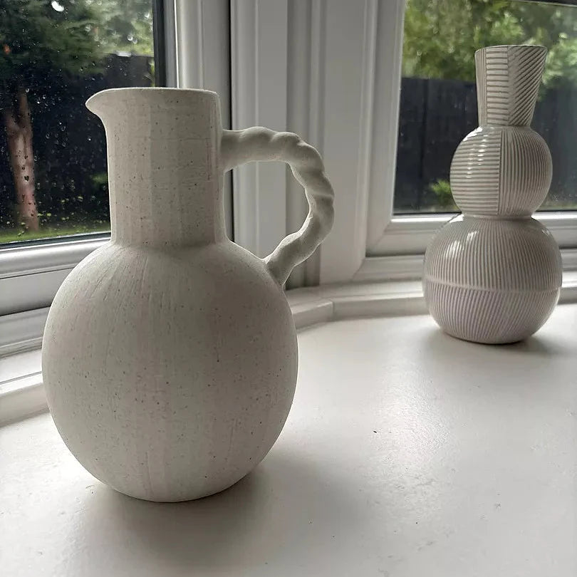 Outlet - Bayswater 20cm Ceramic Jug - Beige