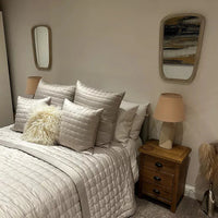 Outlet - Farleigh Small Whitewash Wooden Mirror