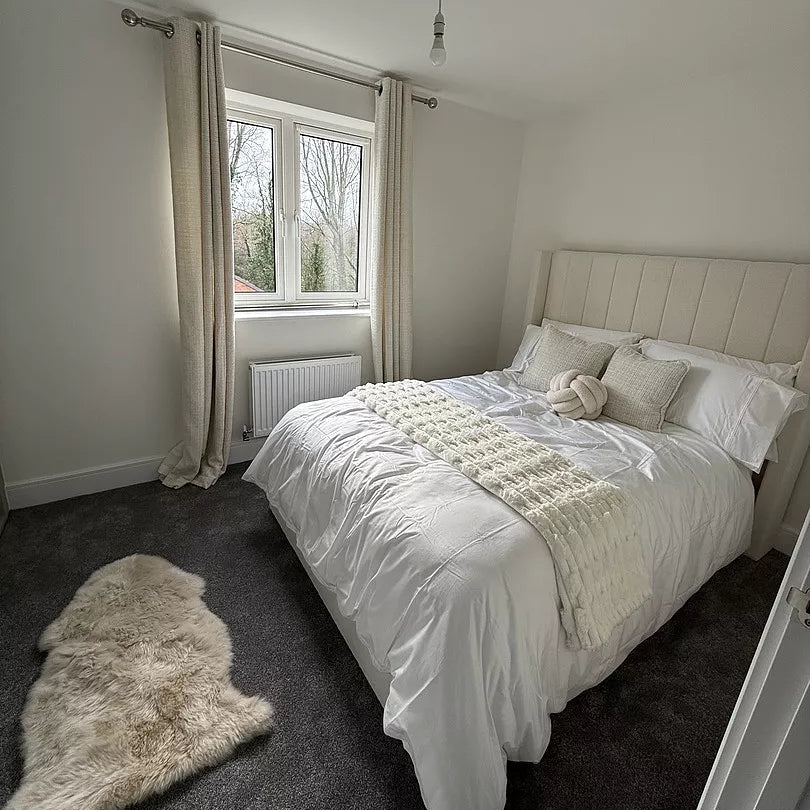 Alice King Ottoman Bed - Boucle