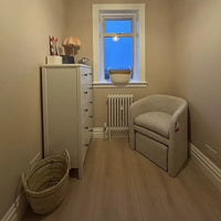 Ivy 5 Drawer Tall Chest of Drawers - Ivory White