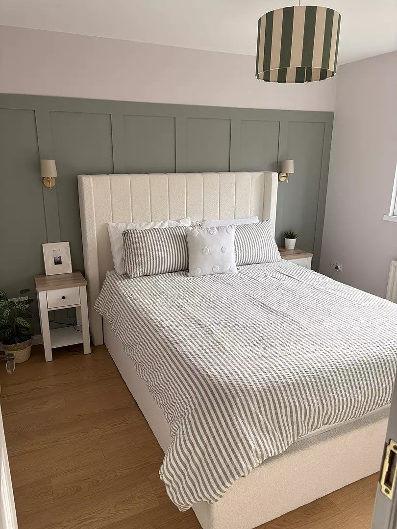 Alice King Ottoman Bed - Boucle