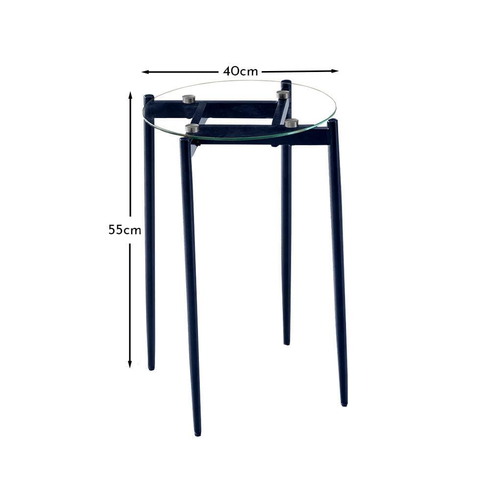 Outlet - Oscar Side Table - Midnight Blue - 40cm