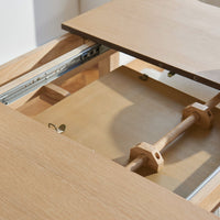 Paul Whitewash Extending Dining Table - Large