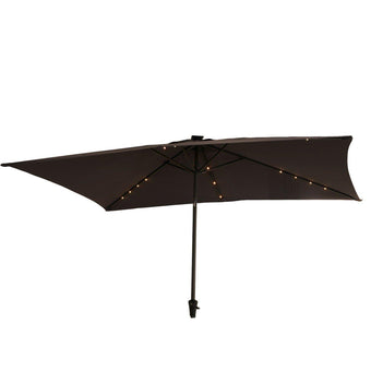 compare product Grey LED Premium Parasol 2m by 3m