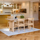 Priya Whitewash Dining Table Set - 4 Seater -  Faye Whitewash Oak Dining Chairs