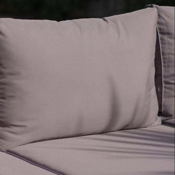 Rowan Arm Section Cushion Covers - Grey